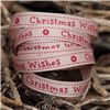 Order Christmas Owl Ribbon - Wishes/Tawny